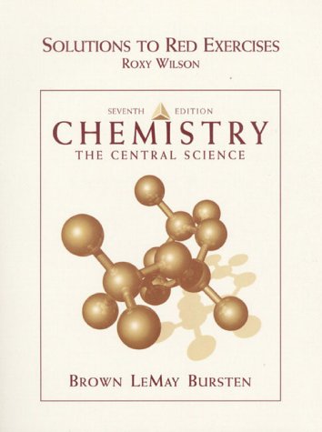 Imagen de archivo de Chemistry: The Central Science : Solutions to Red Exercises : Selected Solutions a la venta por BooksRun