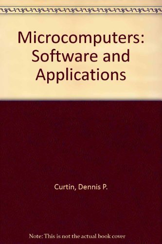 Beispielbild fr Microcomputers : Software and Applications zum Verkauf von Better World Books