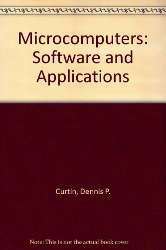 Imagen de archivo de Microcomputers : Software and Applications a la venta por Better World Books: West
