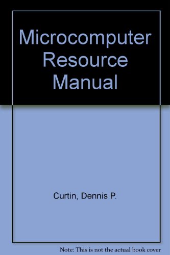 Beispielbild fr Microcomputer Resource Manual: Software and Applications zum Verkauf von Wonder Book