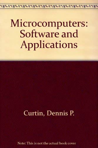 9780135802427: Microcomputers: Software and applications