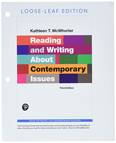 Stock image for Reading and Writing about Contemporary Issues, Looseleaf Edition Plus MyLab Readng and Writing Skills with Pearson eText -- Access Card Package for sale by Textbooks_Source