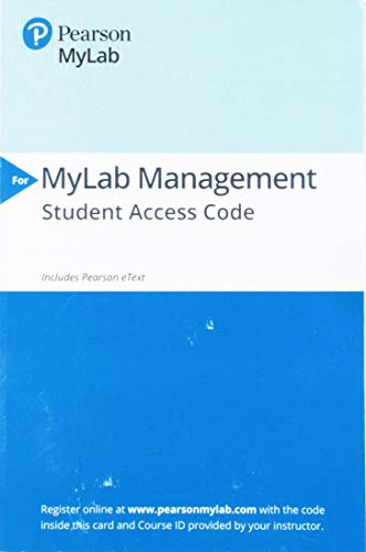 Stock image for Strategic Management and Competitive Advantage: Concepts and Cases -- 2019 MyLab Management with Pearson eText Access Code for sale by BooksRun