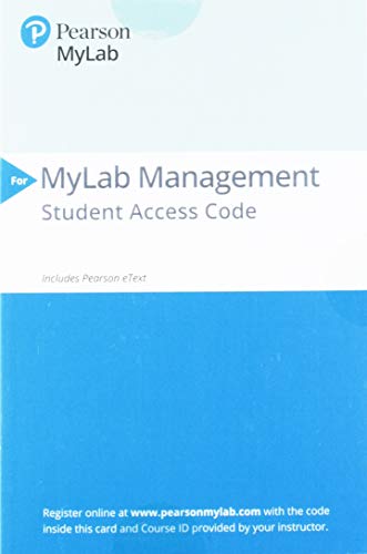 9780135840177: Human Resource Management - 2019 Mylab Management With Pearson Etext Access Card
