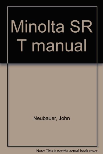 9780135846070: Minolta SR T manual