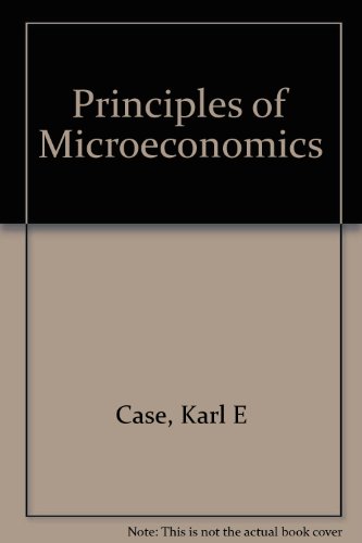 Stock image for Principles of Microeconomics for sale by HPB-Red