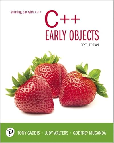 Beispielbild fr Starting Out with C++: Early Objects Plus MyLab Programming with Pearson eText -- Access Card Package zum Verkauf von Textbooks_Source