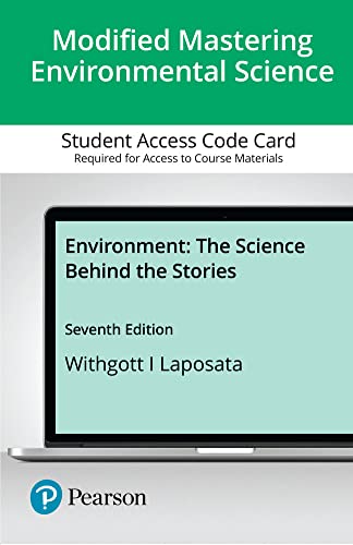 Stock image for Modified Mastering Environmental Science with Pearson eText -- Access Card -- for Environment: The Science Behind the Stories for sale by jasonybooks