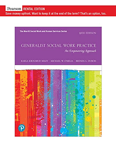 Stock image for Generalist Social Work Practice: An Empowering Approach [RENTAL EDITION] for sale by Byrd Books
