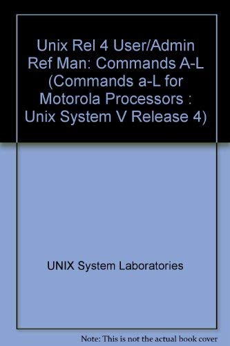 9780135876688: User's Reference Manual/System Administrator's Reference Manual (Commands A-L for Motorola Processors : Unix System V Release 4)