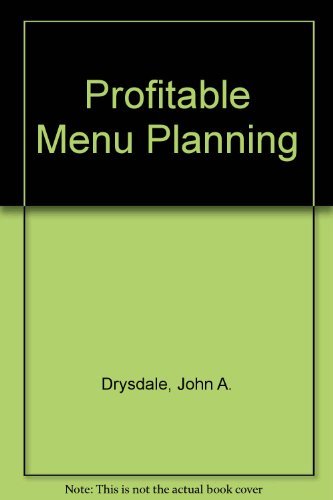 Stock image for Profitable Menu Planning for sale by SecondSale