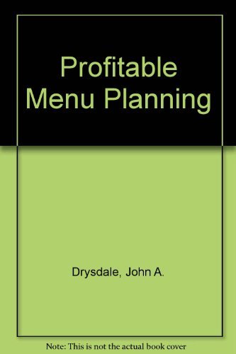9780135878330: Profitable Menu Planning