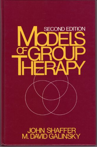 Imagen de archivo de Models of Group Therapy a la venta por HPB-Red