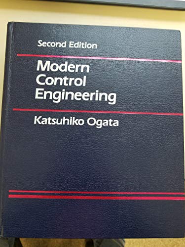 Beispielbild fr Modern Control Engineering zum Verkauf von Better World Books