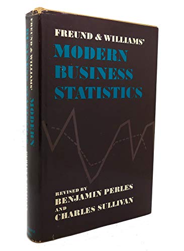 Beispielbild fr Freund and Williams' Modern business statistics zum Verkauf von Wonder Book