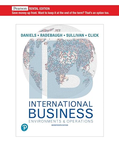 9780135899915: International Business [RENTAL EDITION]