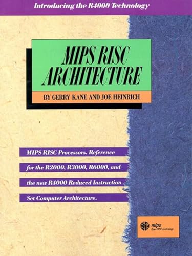9780135904725: Mips Risc Architecture