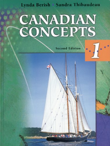 9780135916865: Canadian concepts 1