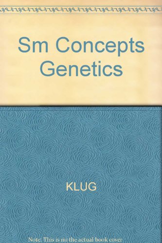 Sm Concepts Genetics (9780135922620) by KLUG