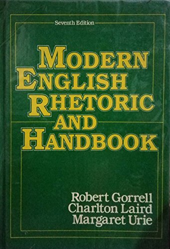 9780135938720: Modern English Rhetoric and Handbook