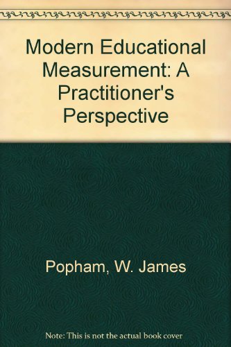 Imagen de archivo de Modern Educational Measurement: A Practitioner's Perspective a la venta por ThriftBooks-Atlanta