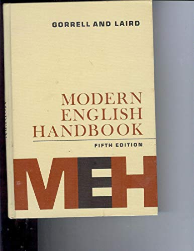 Stock image for Modern English Handbook for sale by Top Notch Books