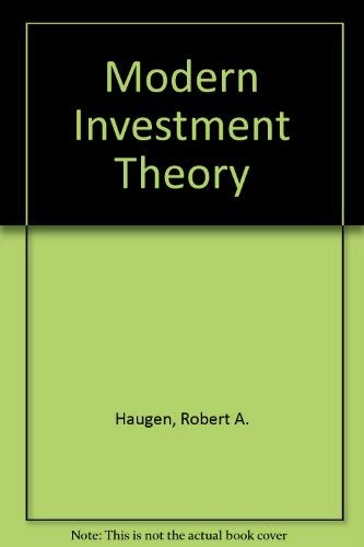 9780135947975: Modern Investment Theory