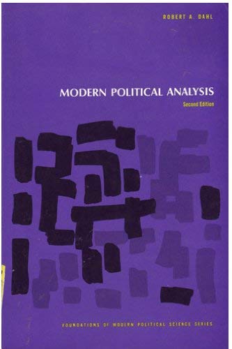 Beispielbild fr Modern Political Analysis - Second Edition zum Verkauf von Wonder Book