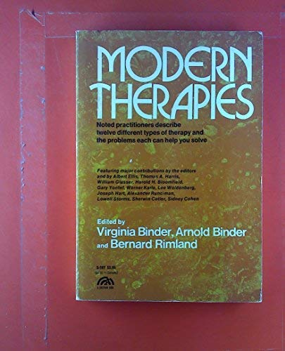 Stock image for Modern Therapies for sale by Top Notch Books