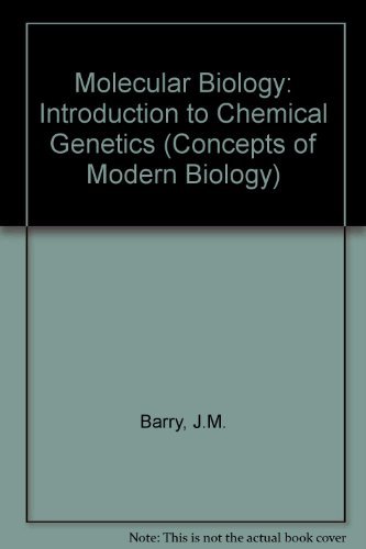 9780135995143: Molecular Biology: Introduction to Chemical Genetics (Concepts of Modern Biology)