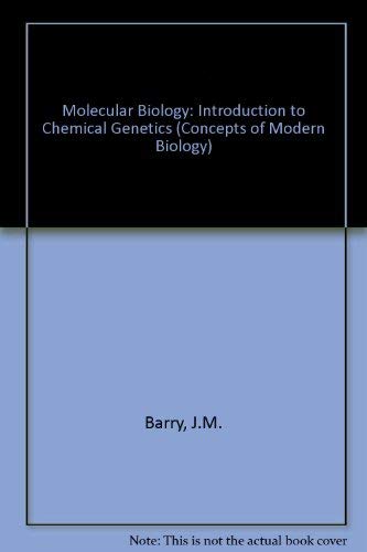 9780135995228: Molecular biology: An introduction to chemical genetics (Concepts of modern biology series)