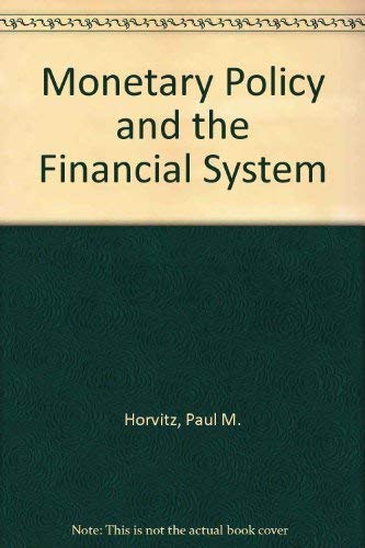 Imagen de archivo de Monetary policy and the financial system a la venta por Once Upon A Time Books
