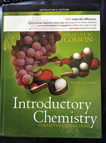 Beispielbild fr Introductory Chemistry; Concepts and Connections Instructor's ed. zum Verkauf von SecondSale