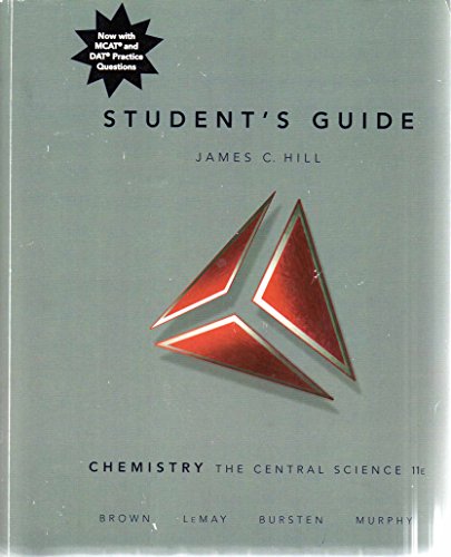 Beispielbild fr Student's Guide for Chemistry : The Central Science zum Verkauf von Better World Books