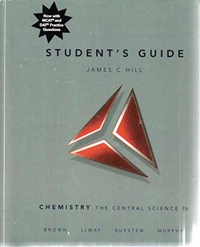 Imagen de archivo de Student's Guide for Chemistry : The Central Science a la venta por Better World Books