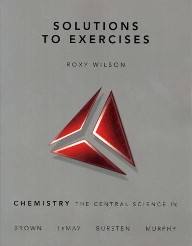 Beispielbild fr Solutions to Exercises Chemistry: The Central Science zum Verkauf von BookHolders