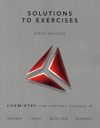 Stock image for Solutions to Exercises for Chemistry: The Central Science for sale by a2zbooks