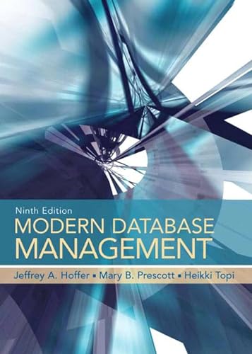 Imagen de archivo de Modern Database Management a la venta por Better World Books