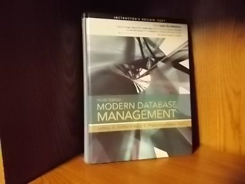 9780136004301: Modern Database Management Ninth Edition Instructor's Review copy