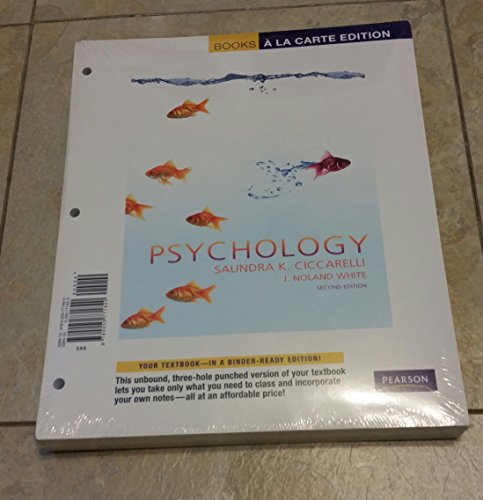 Imagen de archivo de Psychology (Paperback) a la venta por Better World Books