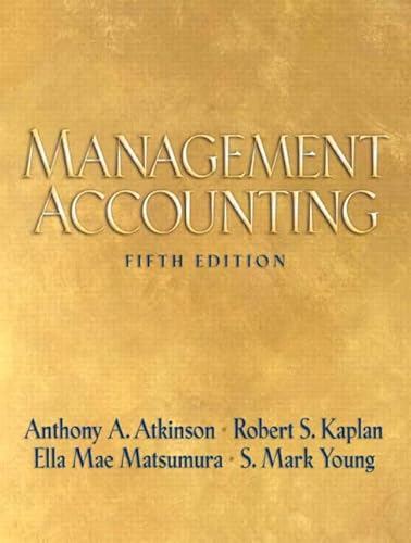 Beispielbild fr Management Accounting zum Verkauf von Better World Books