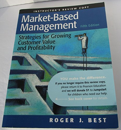 Stock image for Market-Based Management: Strategies for Growing Customer Value and Profitability - Instructor's Review Copy for sale by SecondSale
