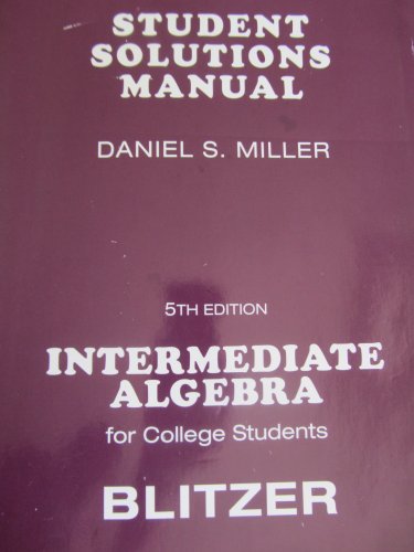 9780136008705: Student Solutions Manual