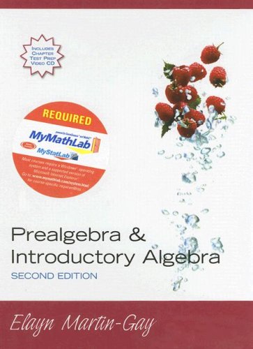 Stock image for Prealgebra & Introductory Algebra [With Dvdrom] for sale by ThriftBooks-Atlanta