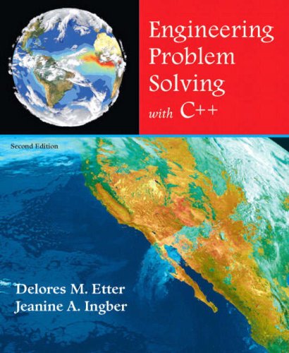 9780136011750: Engineering Problem Solving With C++: United States Edition