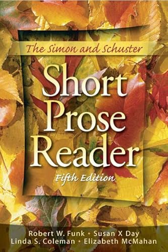 Beispielbild fr The Simon and Schuster Short Prose Reader zum Verkauf von Goodwill Books