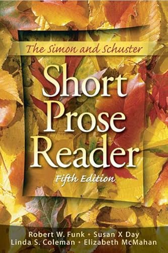 Stock image for The Simon and Schuster Short Prose Reader for sale by Irish Booksellers
