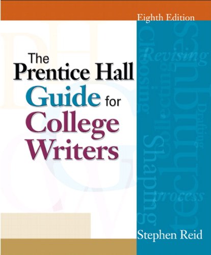 Beispielbild fr The Prentice Hall Guide for College Writers zum Verkauf von ThriftBooks-Dallas