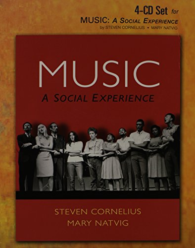 Imagen de archivo de 4 CD Set for Music: A Social Experience a la venta por BooksRun