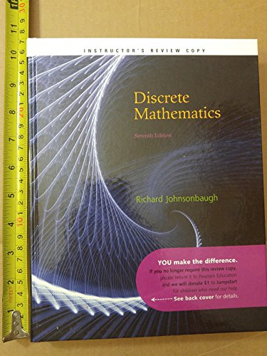 9780136018032: Exam Copy for Discrete Mathematics